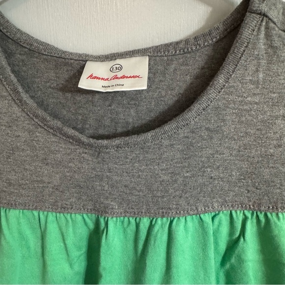 Hanna Andersson Colorblock Dress Size 8 - Picture 3 of 8